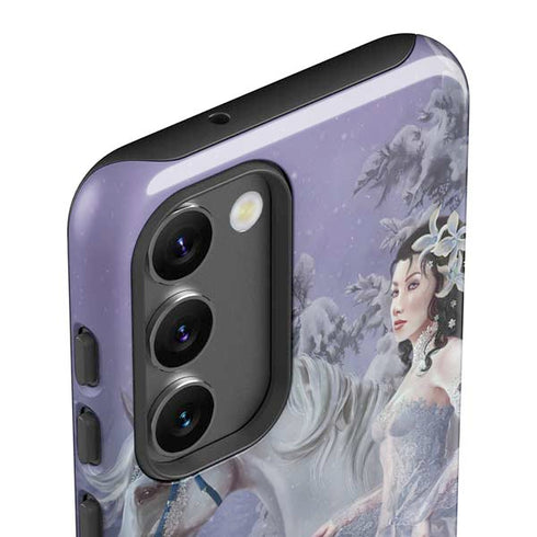 Fairy with Horse in Snow by Nene Thomas Galaxy S23 Plus Pro Case