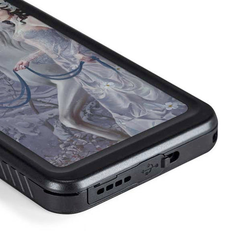 Fairy with Horse in Snow by Nene Thomas Galaxy S23 Plus Waterproof Case