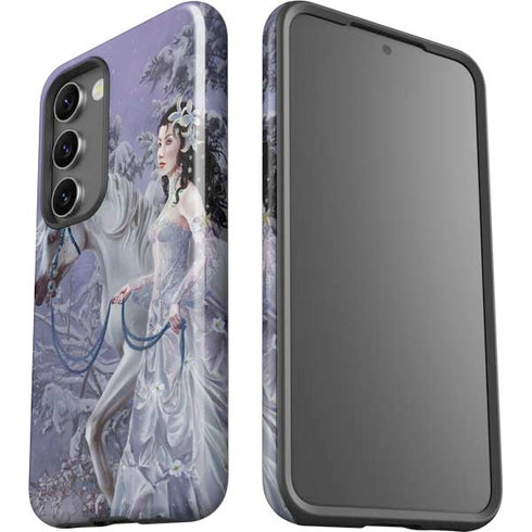 Fairy with Horse in Snow by Nene Thomas Galaxy S23 Pro Case