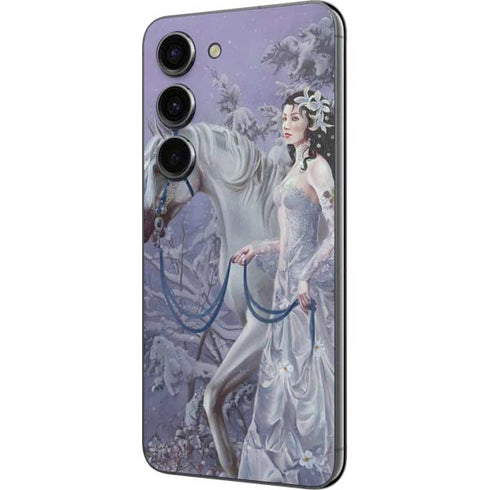 Fairy with Horse in Snow by Nene Thomas Galaxy S23 Skin