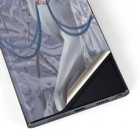 Fairy with Horse in Snow by Nene Thomas Galaxy S23 Ultra Skin