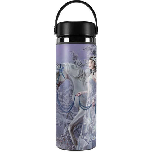 Fairy with Horse in Snow by Nene Thomas Hydro Flask 20oz Wide Mouth Skin