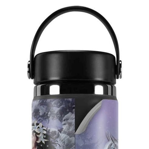 Fairy with Horse in Snow by Nene Thomas Hydro Flask 20oz Wide Mouth Skin