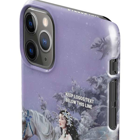 Fairy with Horse in Snow by Nene Thomas iPhone 11 Pro Max Lite Case