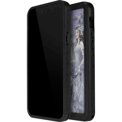 Fairy with Horse in Snow by Nene Thomas iPhone 13 Mini Waterproof Case