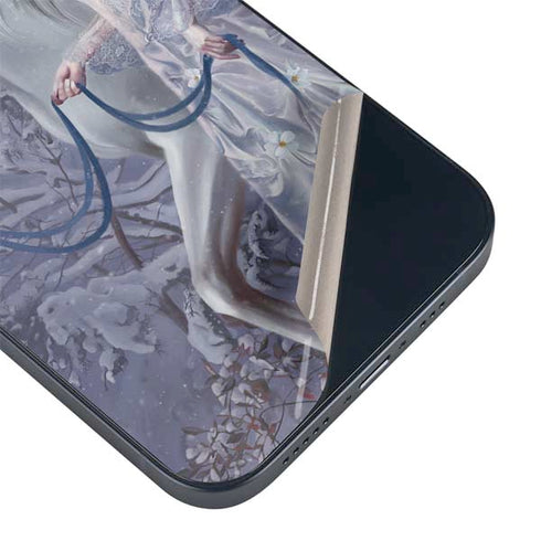 Fairy with Horse in Snow by Nene Thomas iPhone 13 Skin