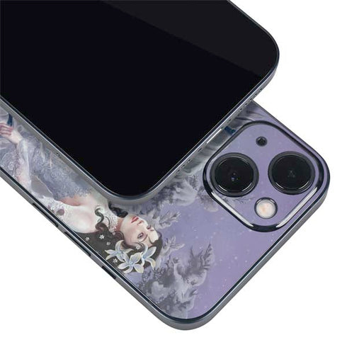 Fairy with Horse in Snow by Nene Thomas iPhone 13 Skin