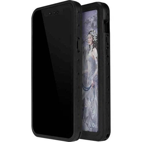 Fairy with Horse in Snow by Nene Thomas iPhone 14 Pro Max Waterproof Case