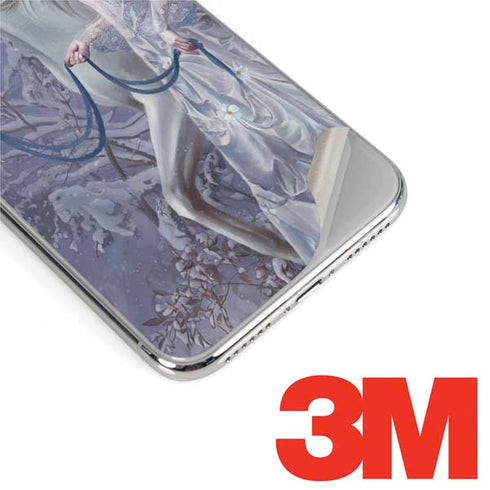 Fairy with Horse in Snow by Nene Thomas iPhone XS Skin