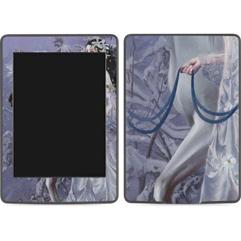 Fairy with Horse in Snow by Nene Thomas Amazon Kindle Skin