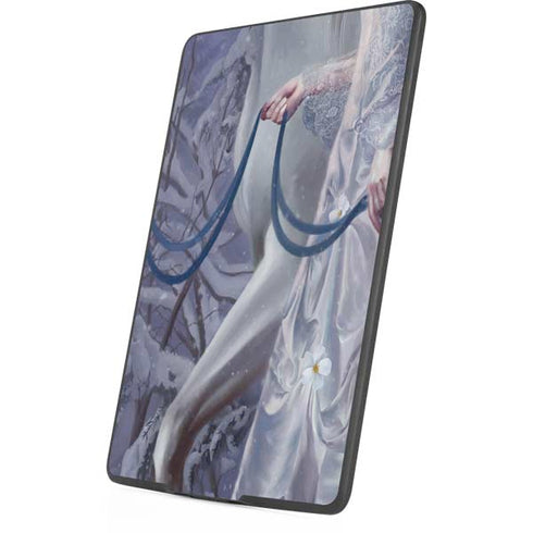 Fairy with Horse in Snow by Nene Thomas Amazon Kindle Skin