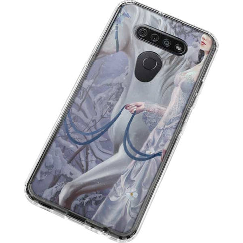 Fairy with Horse in Snow by Nene Thomas LG K51/Q51 Clear Case