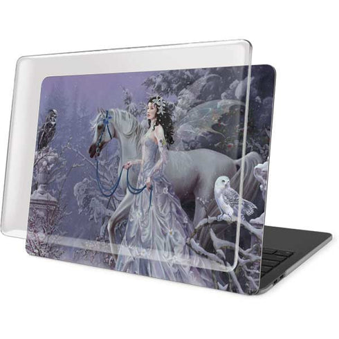 Fairy with Horse in Snow by Nene Thomas MacBook Pro 16in (2019-20) Case plus Skin