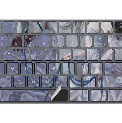 Fairy with Horse in Snow by Nene Thomas Magic Keyboard with Numeric Keypad Skin