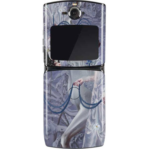Fairy with Horse in Snow by Nene Thomas Motorola RAZR Skin