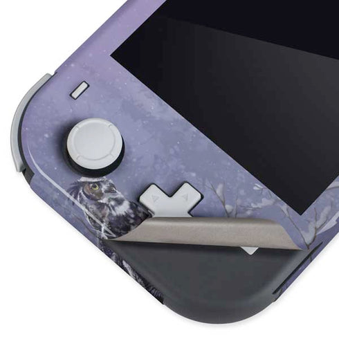 Fairy with Horse in Snow by Nene Thomas Nintendo Switch Lite Skin