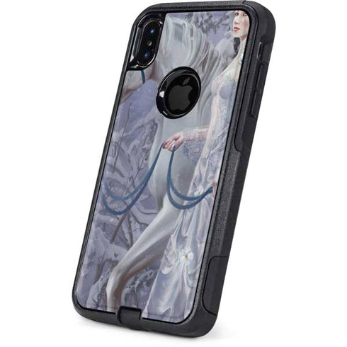 Fairy with Horse in Snow by Nene Thomas Otterbox Commuter iPhone Skin