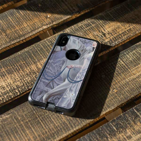 Fairy with Horse in Snow by Nene Thomas Otterbox Commuter iPhone Skin