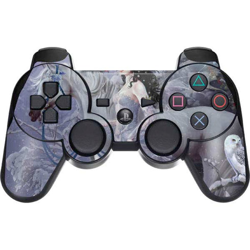 Fairy with Horse in Snow by Nene Thomas PS3 Dual Shock wireless controller Skin