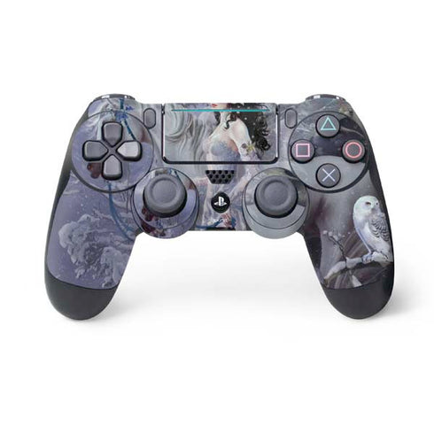 Fairy with Horse in Snow by Nene Thomas PS4 Pro/Slim Controller Skin