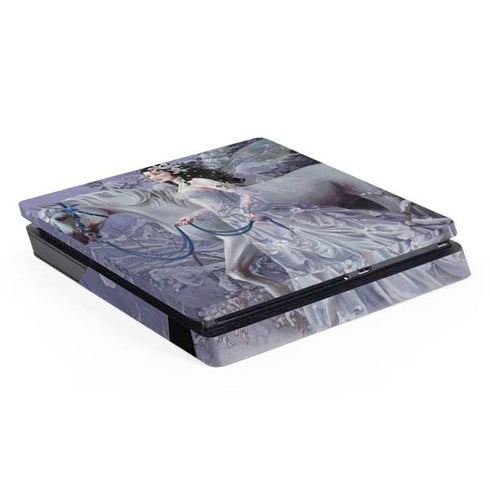 Fairy with Horse in Snow by Nene Thomas PS4 Slim Skin