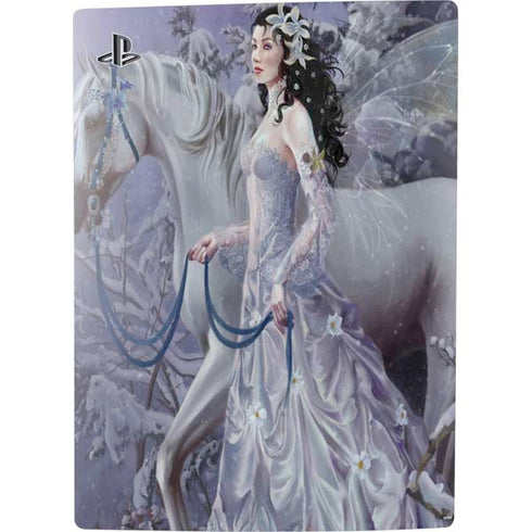 Fairy with Horse in Snow by Nene Thomas PS5 Bundle Skin