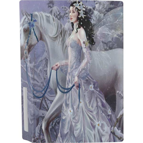 Fairy with Horse in Snow by Nene Thomas PS5 Bundle Skin