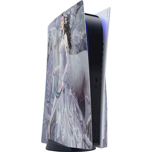 Fairy with Horse in Snow by Nene Thomas PS5 Console Skin