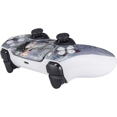 Fairy with Horse in Snow by Nene Thomas PS5 Controller Skin