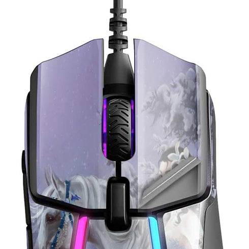 Fairy with Horse in Snow by Nene Thomas SteelSeries Rival 600 Gaming Mouse Skin
