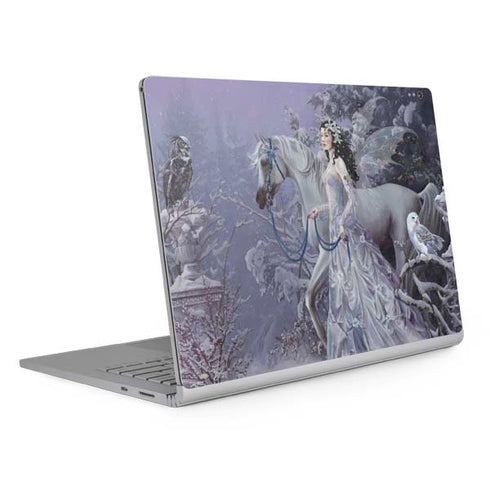 Fairy with Horse in Snow by Nene Thomas Surface Book 2 13.5in Skin