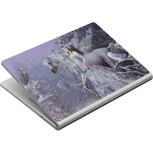Fairy with Horse in Snow by Nene Thomas Surface Book Skin
