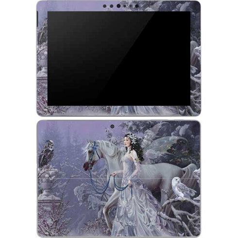 Fairy with Horse in Snow by Nene Thomas Surface Go Skin