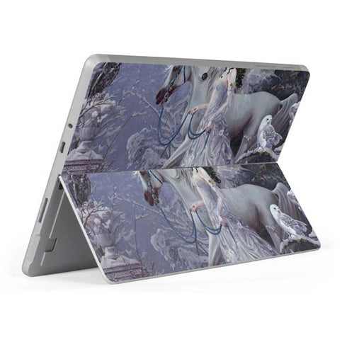 Fairy with Horse in Snow by Nene Thomas Surface Go Skin