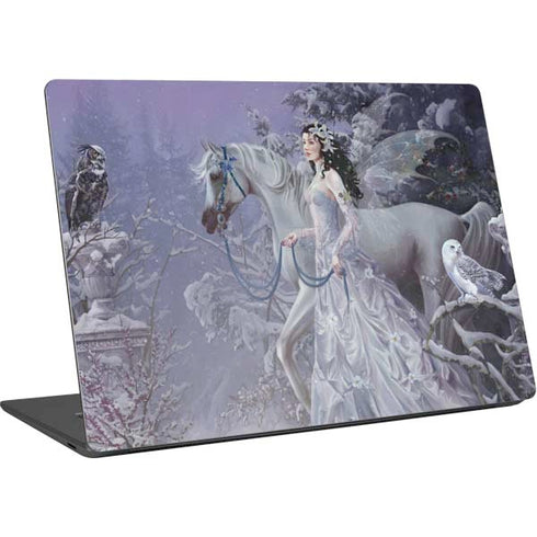 Fairy with Horse in Snow by Nene Thomas Surface Laptop 4 15in Skin
