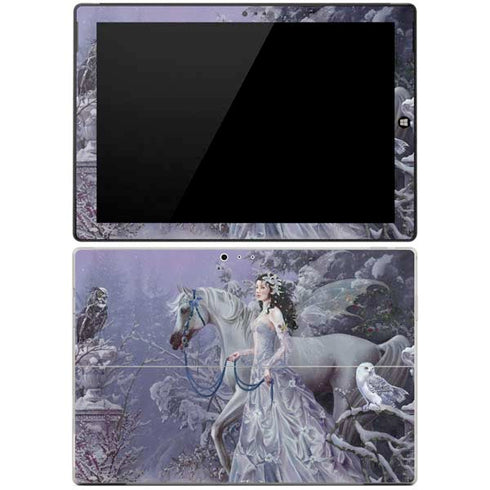 Fairy with Horse in Snow by Nene Thomas Surface Pro 3 Skin