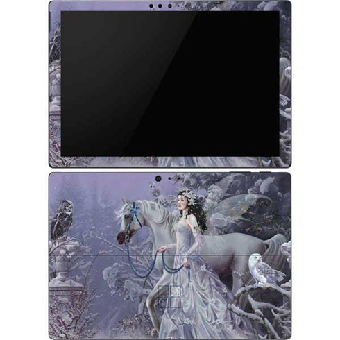 Fairy with Horse in Snow by Nene Thomas Surface Pro 6 Skin