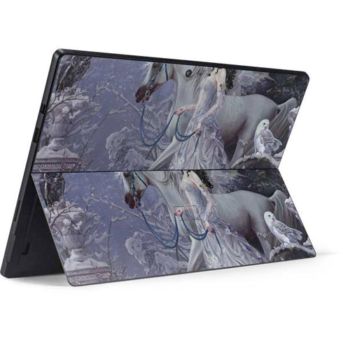 Fairy with Horse in Snow by Nene Thomas Surface Pro 6 Skin
