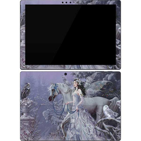 Fairy with Horse in Snow by Nene Thomas Surface Pro 7 Skin