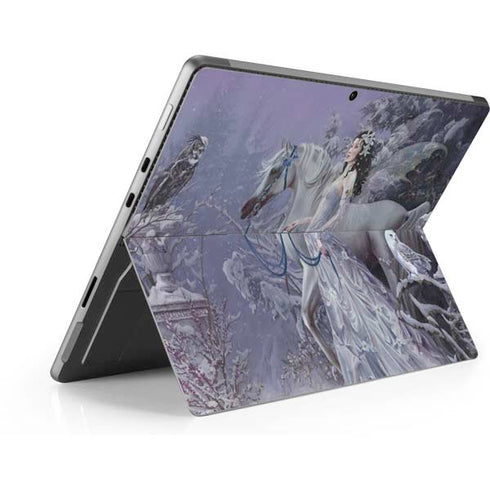 Fairy with Horse in Snow by Nene Thomas Surface Pro 8 Skin