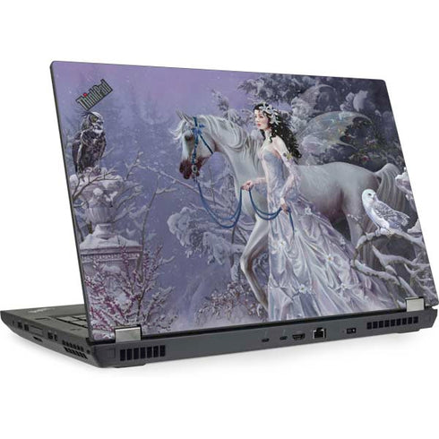 Fairy with Horse in Snow by Nene Thomas Lenovo ThinkPad Skin