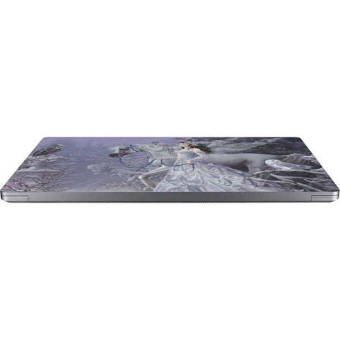 Fairy with Horse in Snow by Nene Thomas Universal Laptop 12in (9.8 x 6.8in) Skin