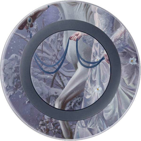 Fairy with Horse in Snow by Nene Thomas Wireless Charger Skin
