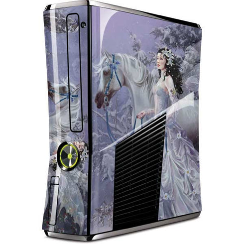 Fairy with Horse in Snow by Nene Thomas Xbox 360 Slim (2010) Skin