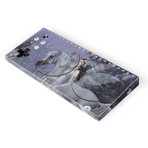 Fairy with Horse in Snow by Nene Thomas Xbox Adaptive Controller Skin