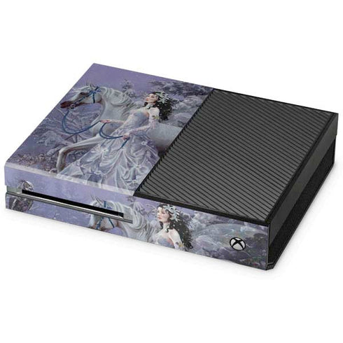 Fairy with Horse in Snow by Nene Thomas Xbox One Console Skin
