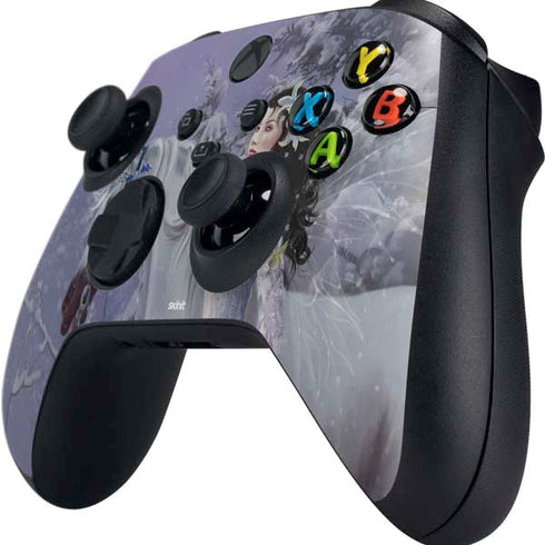 Fairy with Horse in Snow by Nene Thomas Xbox Series X Controller Skin