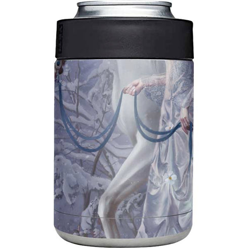 Fairy with Horse in Snow by Nene Thomas Yeti Colster Can Insulator Skin