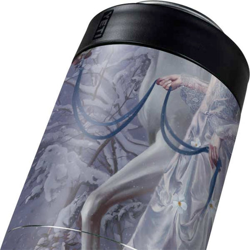 Fairy with Horse in Snow by Nene Thomas Yeti Colster Can Insulator Skin