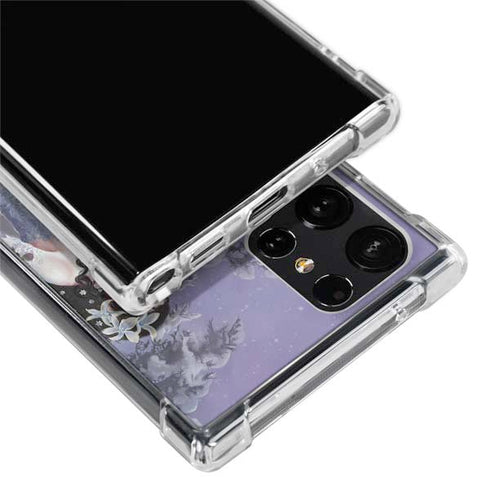 Fairy with Horse in Snow by Nene Thomas Galaxy S24 Ultra Clear Case